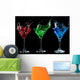Alcoholic Cocktails Set Red