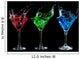 Alcoholic Cocktails Set Red
