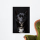Portrait of a Black Dog Wall Mural