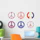 Patriotic Peace Signs Wall Decal