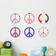 Patriotic Peace Signs Wall Decal