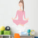 Woman Yoga Meditation Wall Decal