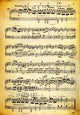 Vintage dirty music sheet and paper texture Wall Mural