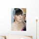Makeup Artist Applying Eyelashes Wall Mural