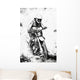Motocross B W Oil Wall Decal