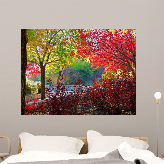 Backlit Fall Wall Decal