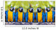 macaws sitting on log. Wall Mural