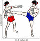Hand Drawn Thai Martial Wall Decal