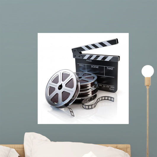 Film Reels and Clapper