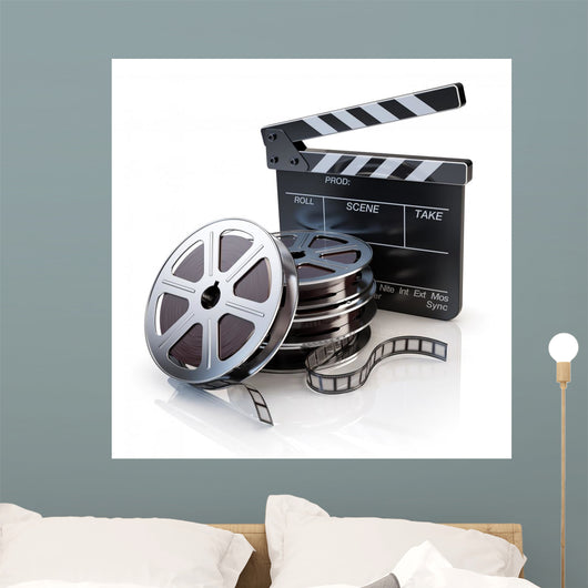 Film Reels and Clapper
