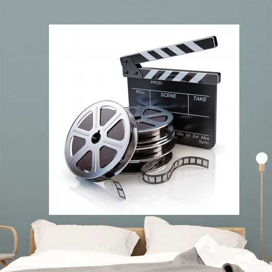 Film Reels and Clapper