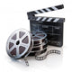 Film Reels and Clapper