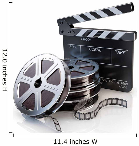 Film Reels and Clapper