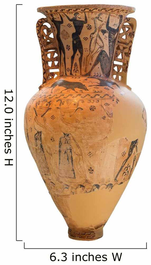Amphora Shows Blinding Polyphemos
