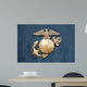 United States Marine Corps Insignia in Gold Wall Mural