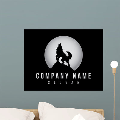 Wolf Aon Moon Logo shown on a wall