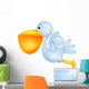 Pelican Cartoon Wall Decal