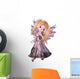 Toon Fairy Princess Purple Wall Decal