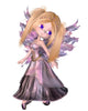 Toon Fairy Princess in Purple Dress Wall Decal