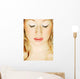 A Lady With Eyes Closed Wall Mural