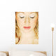 A Lady With Eyes Closed Wall Mural