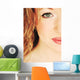 Half The Face Of A Lady Wall Mural