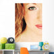 Half The Face Of A Lady Wall Mural