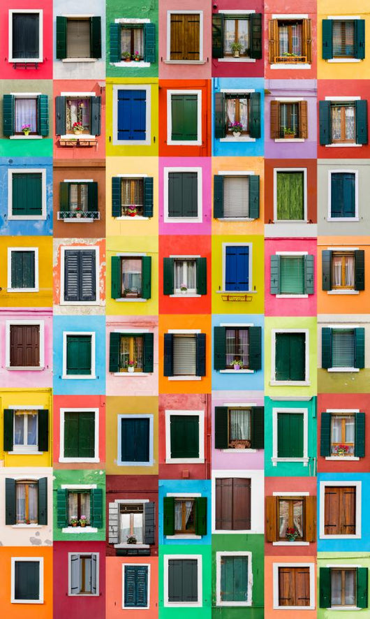 Burano Windows Italy