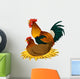 chicken illustration Wall Mural
