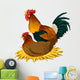 chicken illustration Wall Mural