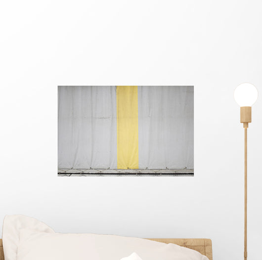 White and Yellow Curtain