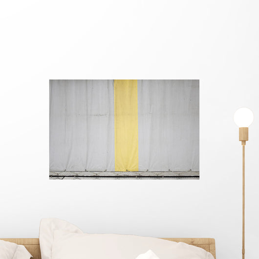 White and Yellow Curtain