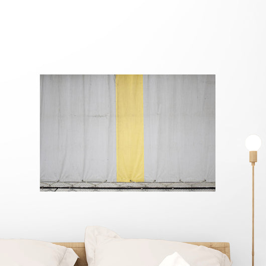 White and Yellow Curtain