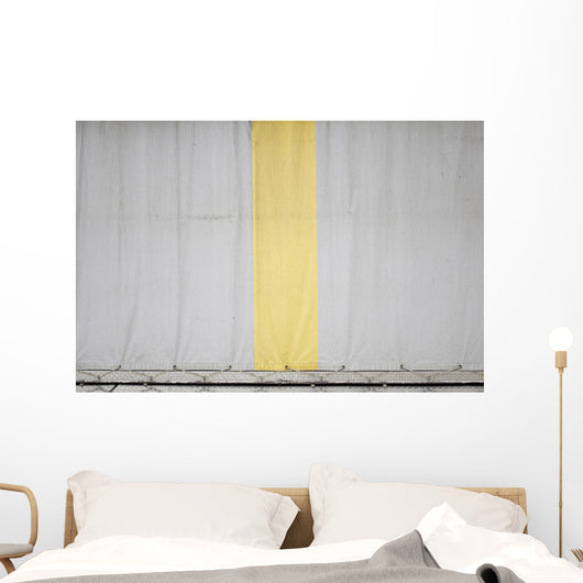 White and Yellow Curtain
