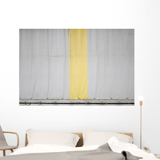 White and Yellow Curtain