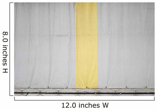 White and Yellow Curtain
