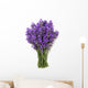 bunch of lavender isolated on white Wall Decal