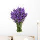 bunch of lavender isolated on white Wall Decal