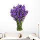 bunch of lavender isolated on white Wall Decal