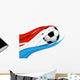 Fussball Nl Flagge Wall Mural