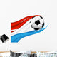 Fussball Nl Flagge Wall Mural