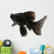 Black Goldfish White Wall Mural