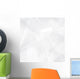 Modern White Abstract Wall Decal