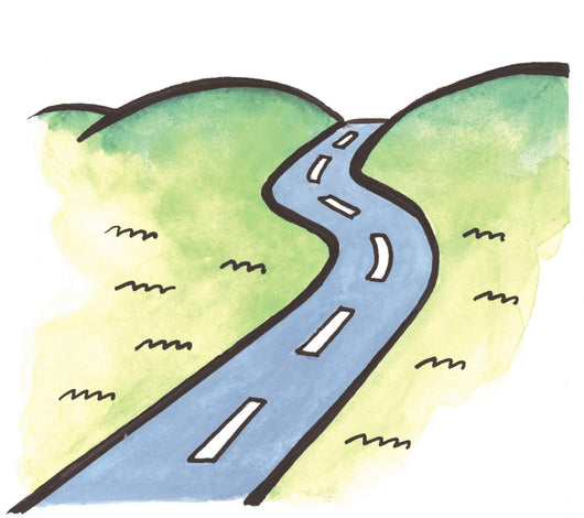 ROAD IN NATURE Wall Mural