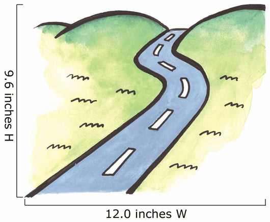 ROAD IN NATURE Wall Mural