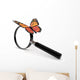 Butterfly with Magnifying Glass Wall Decal