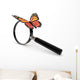 Butterfly with Magnifying Glass Wall Decal