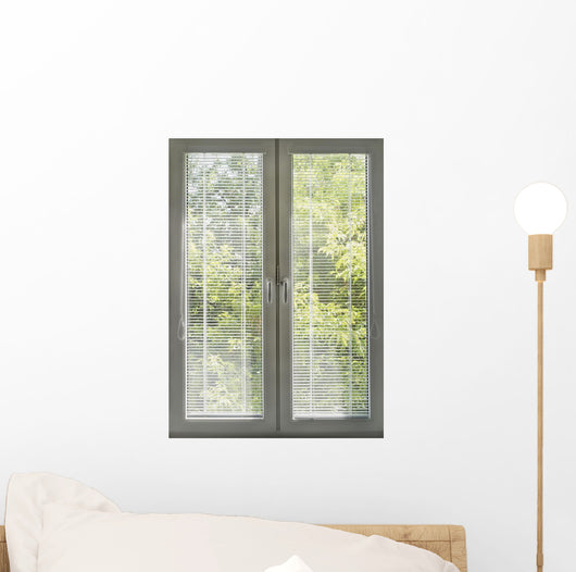 Closed Blinds Wall Mural