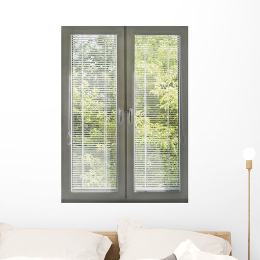 Closed Blinds Wall Mural