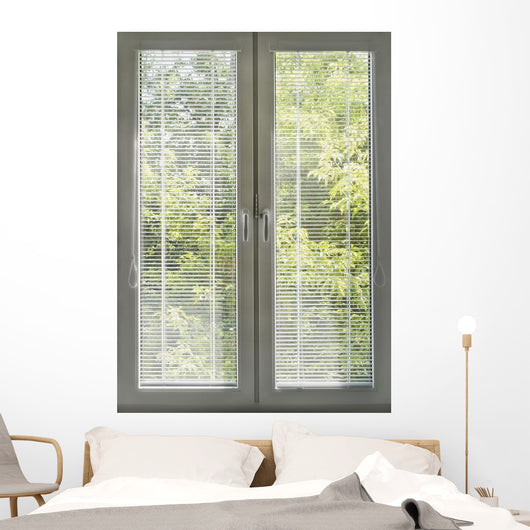 Closed Blinds Wall Mural